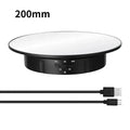 360° Electric Rotating Display Turntable 200mm | 3 Speeds Photography Display Turntable Richie's 200mm black Mirror