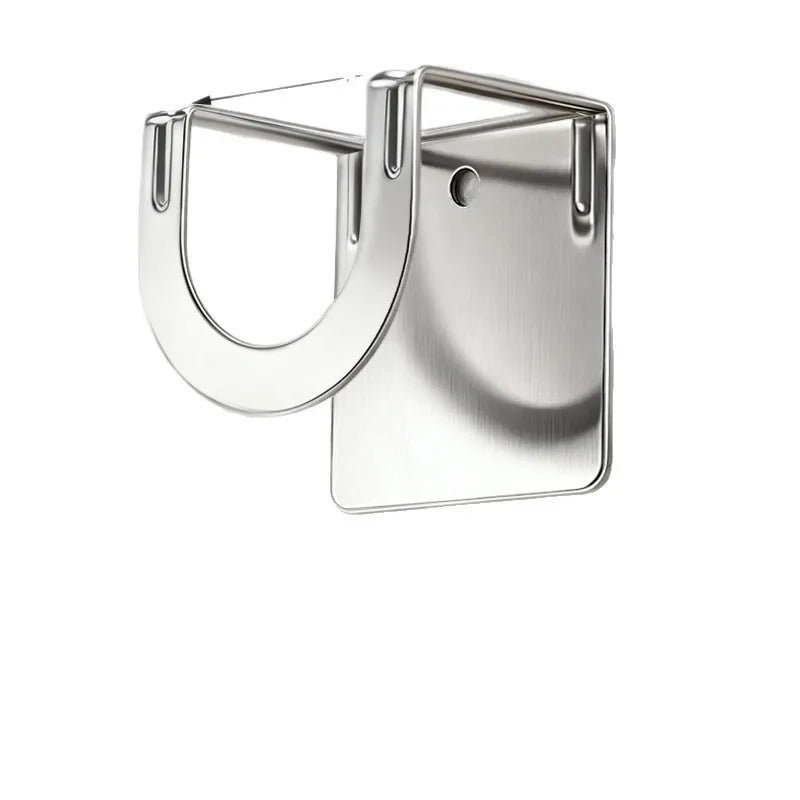 No-Drill Curtain Rod Holder Wall Mount Clamp Hook – 2pcs Curtain Rod Holder Richie's 2pcs