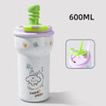 600ml Insulated Vacuum Cup 316 Stainless Steel Ceramic Mug Insulated Travel Mug Richie's Green <50ml