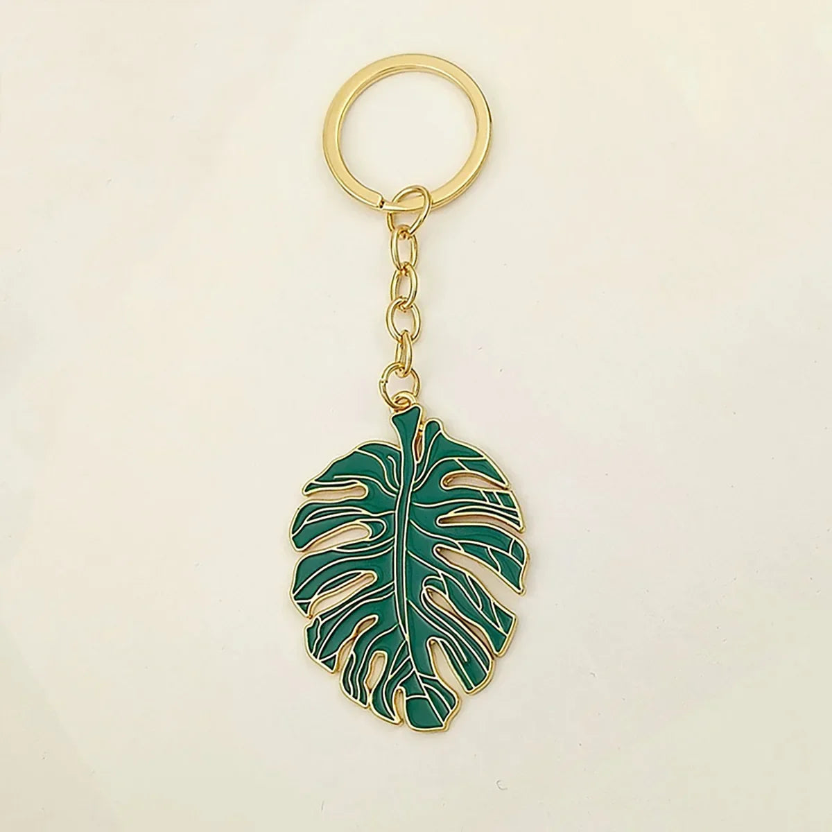 Tropical Leaf Keychain Set – Hawaiian Gift for Her & Him Keychain Set Richie's