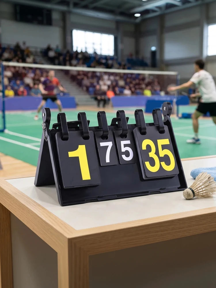 Folding Scoreboard Double-Sided Score Flipper – Indoor & Outdoor Portable Scoreboard Richie's