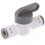 1/4" Ball Valve Quick Connect Push Fit Inline Tap for RO Water Ball Valve Switch Richie's