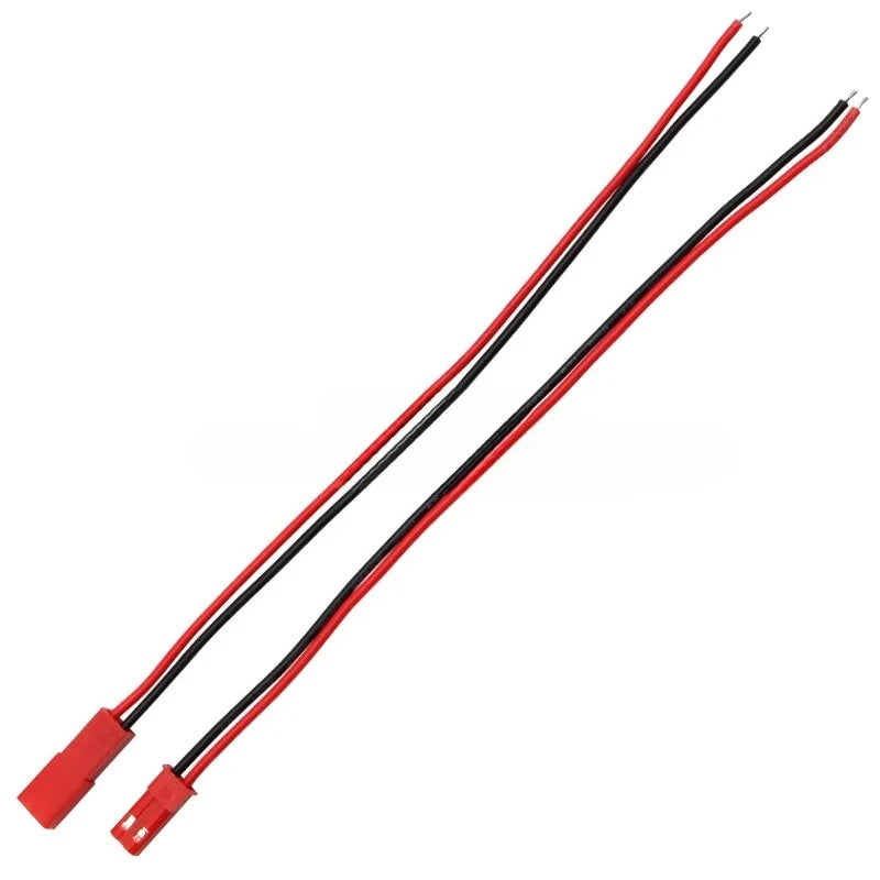 10Pcs 2-Pin JST Plug Connector Male Female Wire 10–30cm JST Wire Connector Richie's