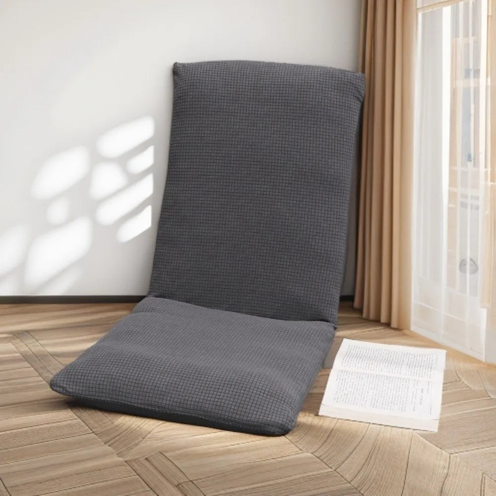 Stretch Tatami Chair Cover – Elastic Breathable Floor Seat Protector Chair Slipcover Richie's Dark Grey