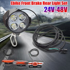 APWIKOGER 24-48V Ebike LED Front & Rear Light Set with Switch Ebike Light Set Richie's