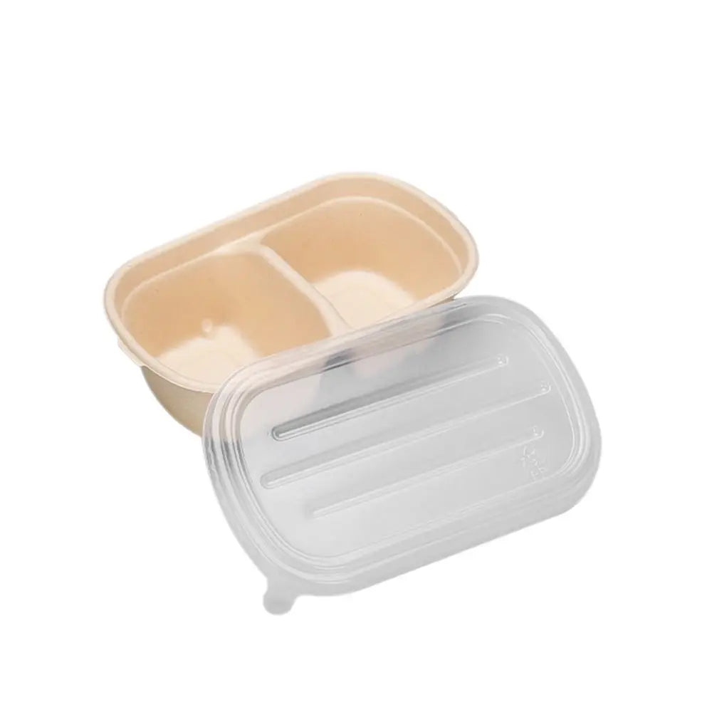 Eco-Friendly Disposable Paper Lunch Box 500–1000ml Takeout Disposable Food Container Richie's 700ml double