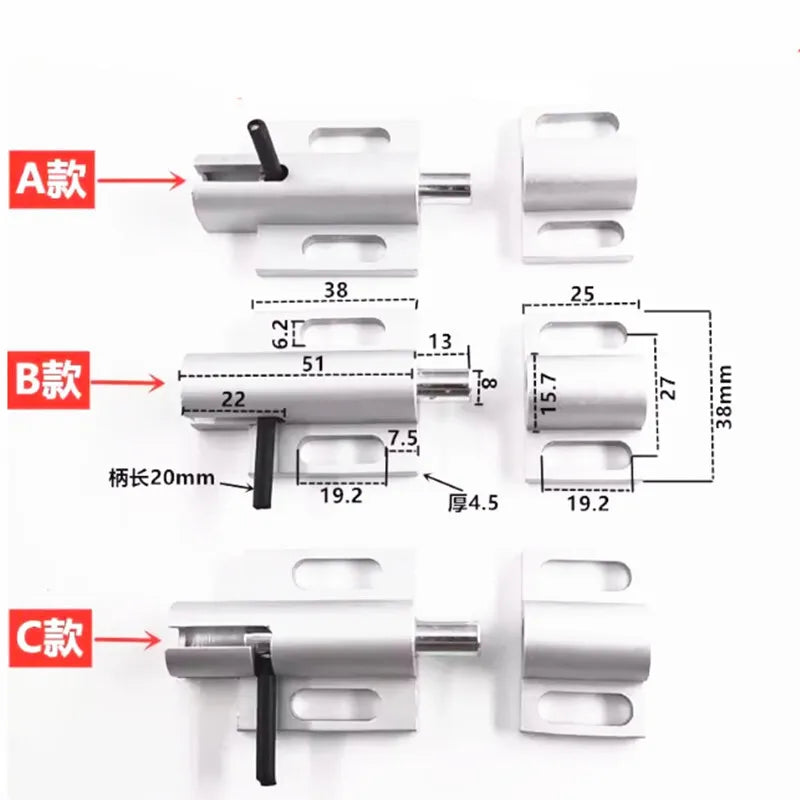 Aluminum Profile Door Frame Lock 3030 4040 Universal Corner Bracket Profile Frame Lock Richie's