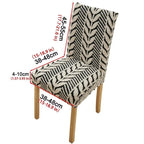 Anti-Slip Jacquard Chair Slipcover – High Elastic Dining Cover Chair Slipcover Richie's