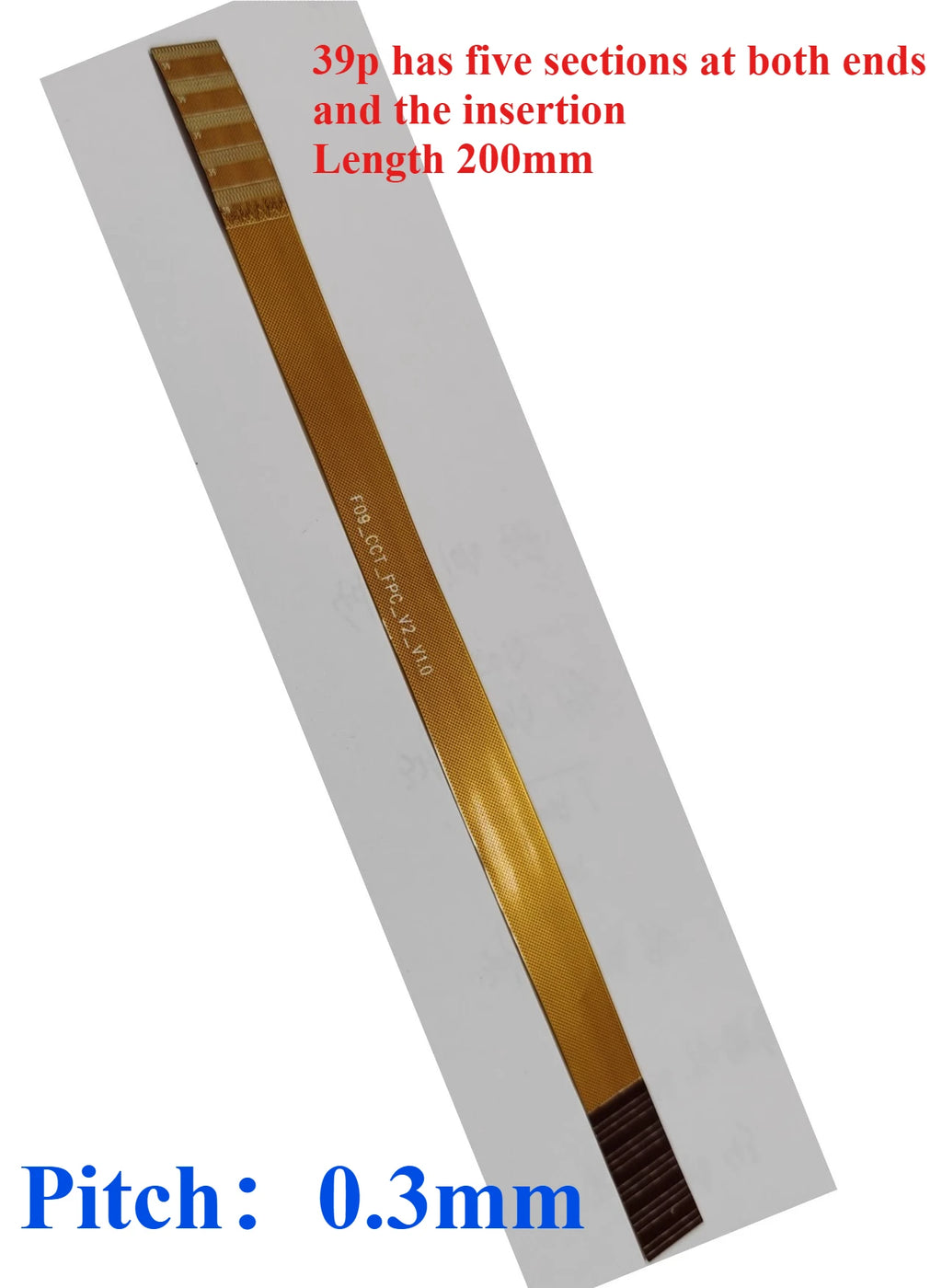 BTB ZIF Test Cable 0.3/0.5mm Pitch 13–45 Pin Extension Adapter ZIF Test Cable Adapter Richie's 39P 0.3 200mm 1