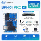 Banana Pi BPI-R4 PRO Router Board Set MT7988A Wi-Fi 7 8GB Router Board Kit Richie's US Power 4GB RAM SET 2
