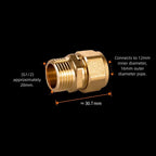 Brass Pipe Fitting 2/3 Way Male Female Thread Solar Heater Brass Pipe Fitting Richie's 1