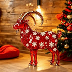 Acrylic Goat Hanging Ornament Rhinestone Christmas Décor Christmas Ornament Richie's 1