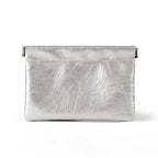 Waterproof PU Leather Coin Purse – Auto-Closure Mini Bag Coin Purse Richie's Large Silver