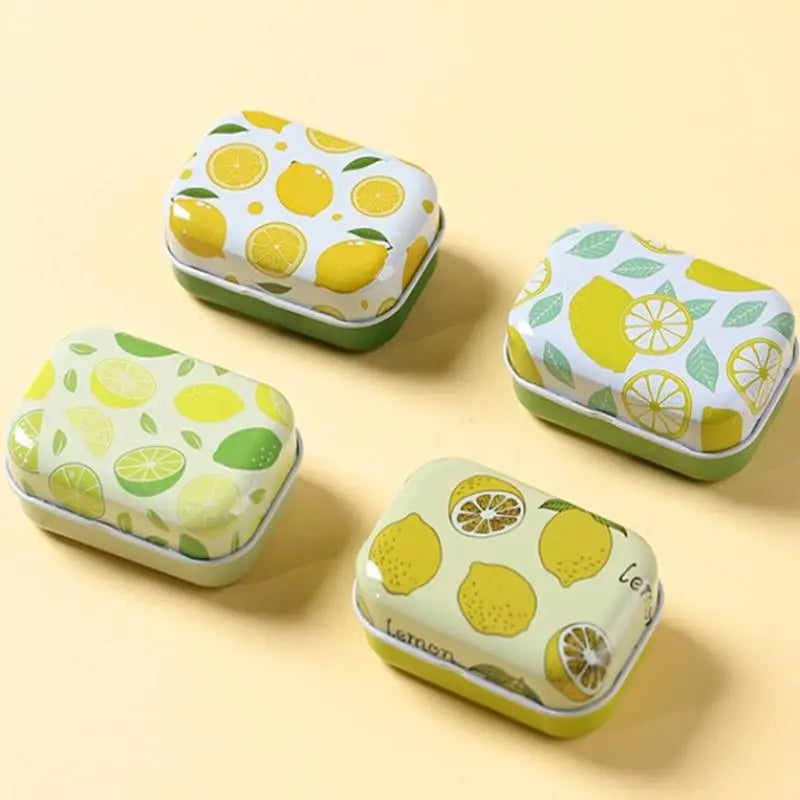 Small Iron Tin Box Flip Cover – Compact Portable Organizer Metal Tin Box Richie's