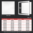 Aluminum Alloy Access Panel White Removable Ceiling Wall Door Access Panel Door Richie's