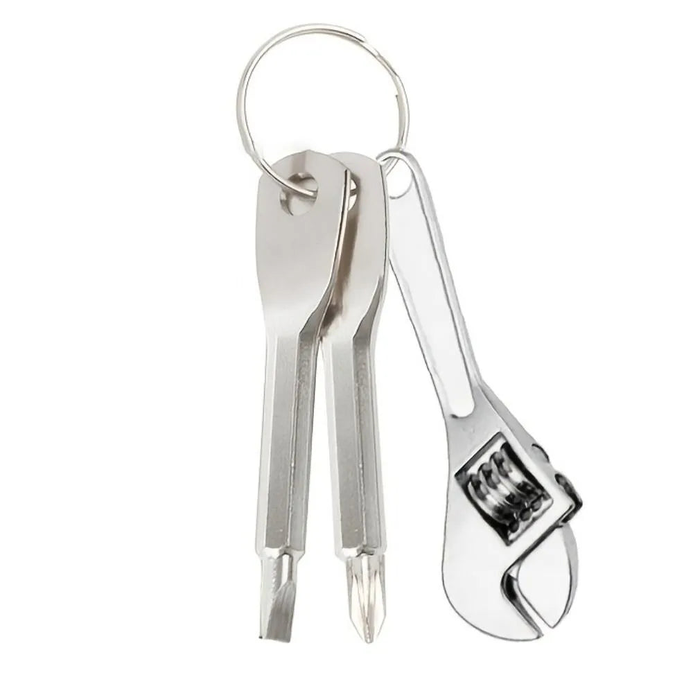 3-Piece Mini Screwdriver Keychain Set – Stainless Steel Tool Mini Tool Keychain Richie's 01