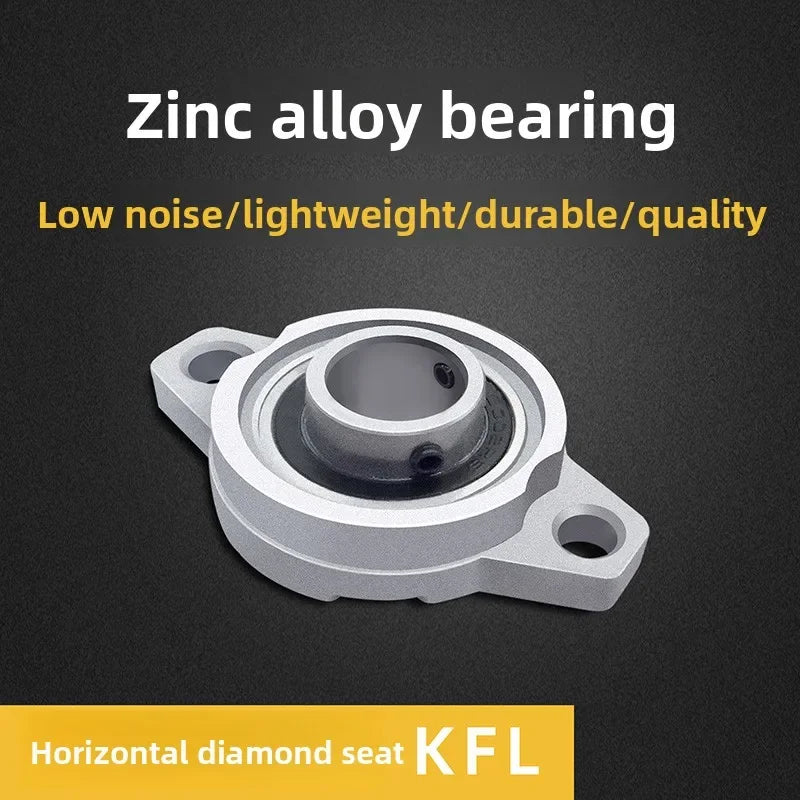 Zinc Alloy Rhombic Bearing Housing KP KFL08 – 8 to 15MM Flange Bearing Housing Richie's
