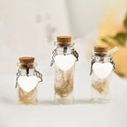 Pet Memorial Bottle – Fur Keepsake Jar with Silver Charms Pet Memorial Keepsake Richie's
