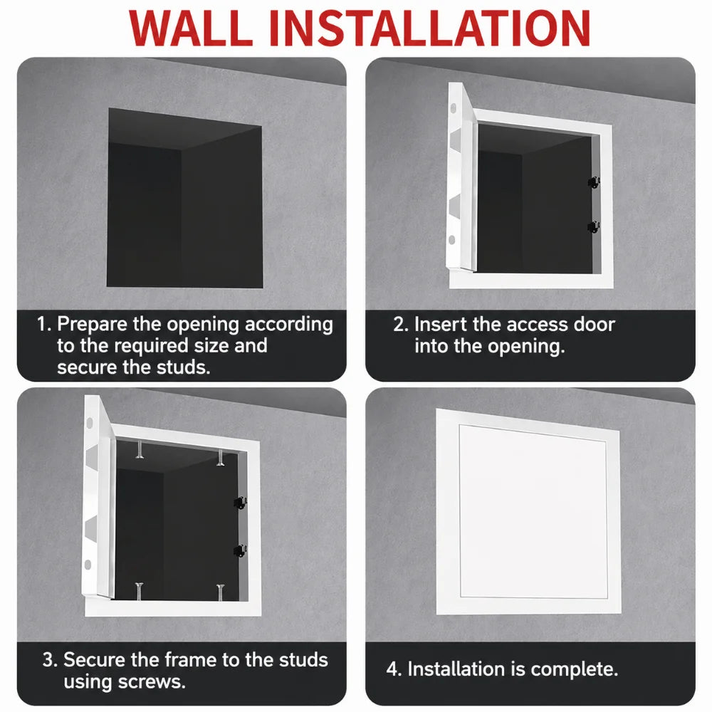Aluminum Alloy Access Panel White Removable Ceiling Wall Door Access Panel Door Richie's
