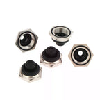 5Pcs M12 Toggle Switch Waterproof Cap Hex Metal Edge Switch Waterproof Cap Richie's