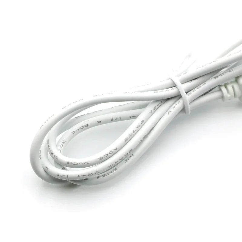 USB 2.0 2-Pin Power Supply Cable DIY Male Female White Wire USB Power Cable Richie's