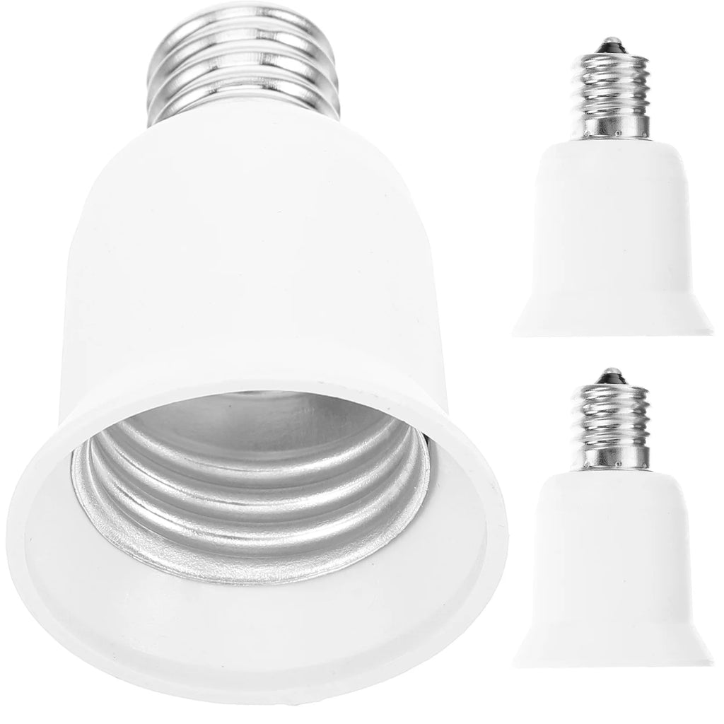 3-Pack E17 to E26/E27 Light Bulb Socket Adapter Converter Lamp Socket Adapter Richie's