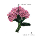 Beaded Sequined Floral Applique Patch – DIY Sewing Embroidery Embroidery Applique Patch Richie's Pink