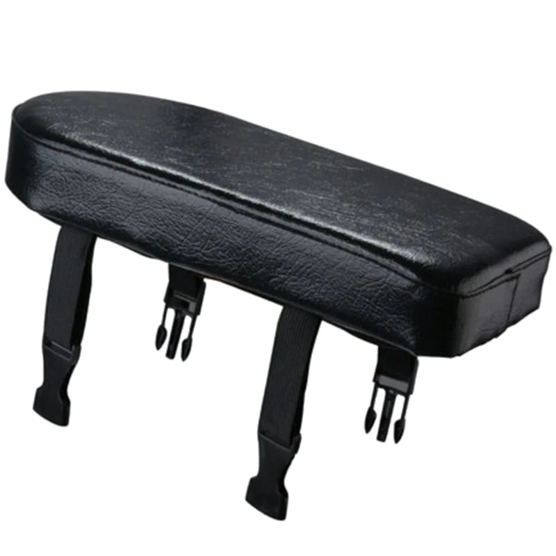 Bike Rear Seat Cushion with Backrest & Foot Pedals Bike Rear Seat Richie's black