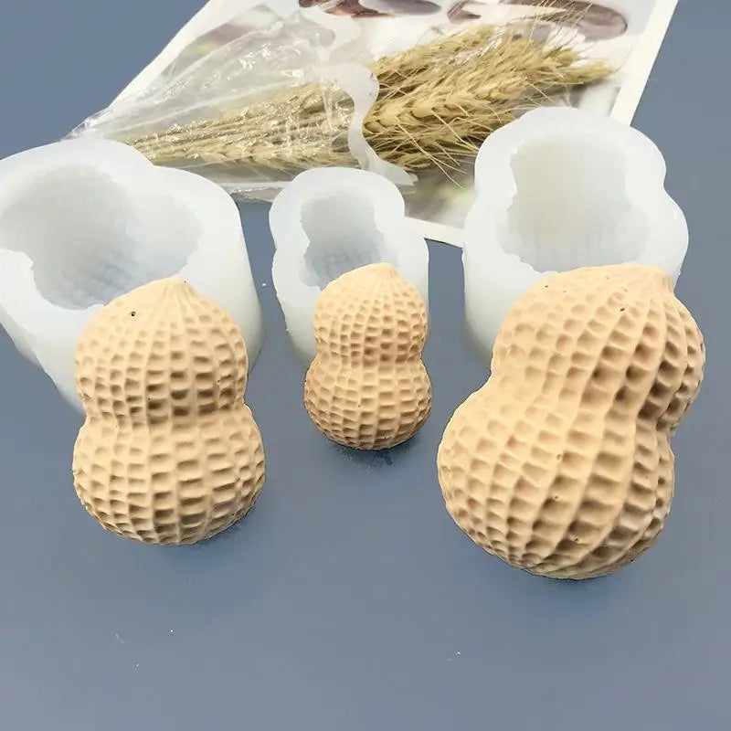 Peanut Shape Silicone Mold – Non-Stick Baking & Candle Making Silicone Baking Mold Richie's