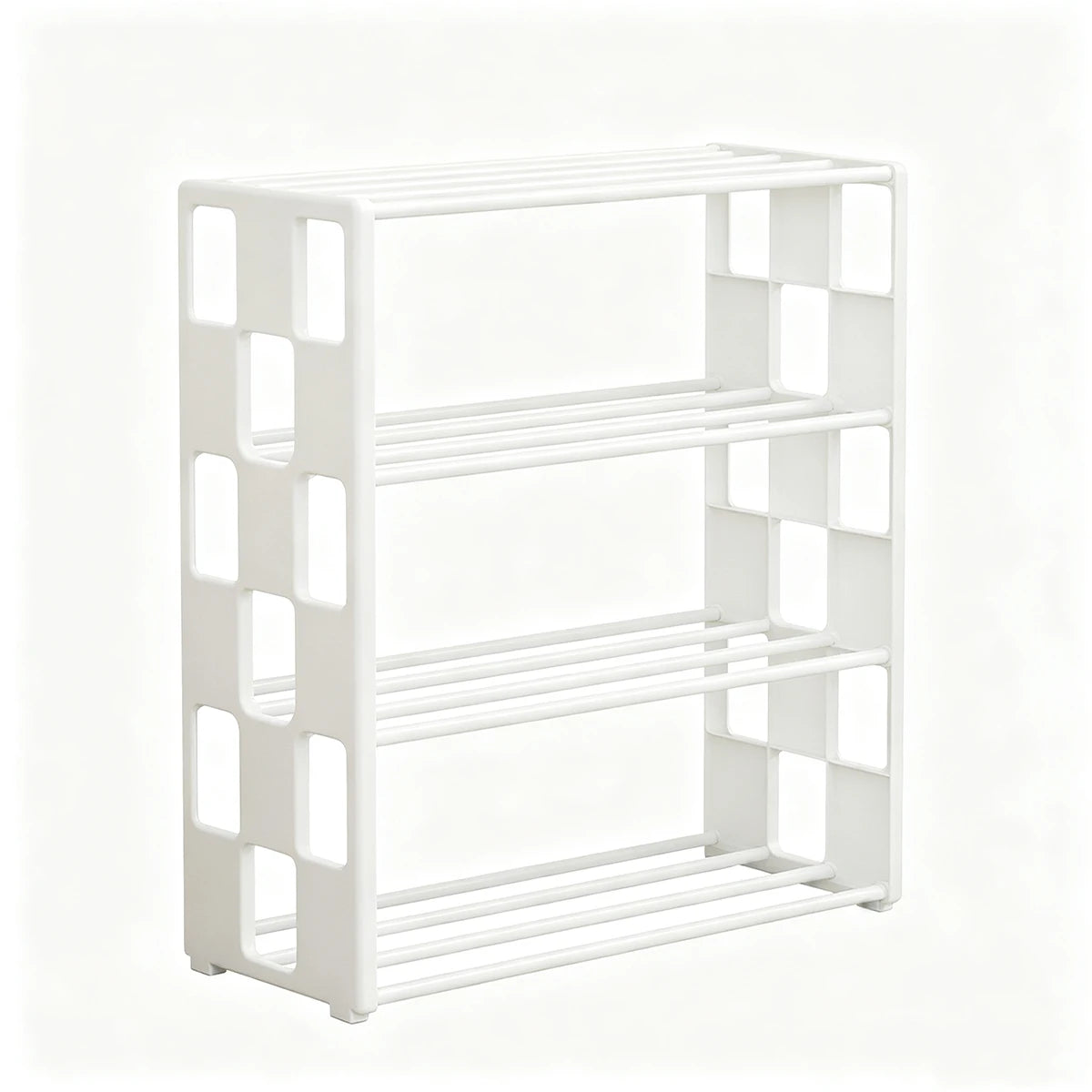 4-Tier Free Standing Shoe Rack – Space Saving Shoe Organizer Shoe Rack Richie's