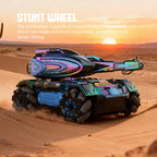 2.4G 4WD RC Sci-Fi Tank with LED, Spray & Sound | Kids Gift RC Stunt Tank Richie's