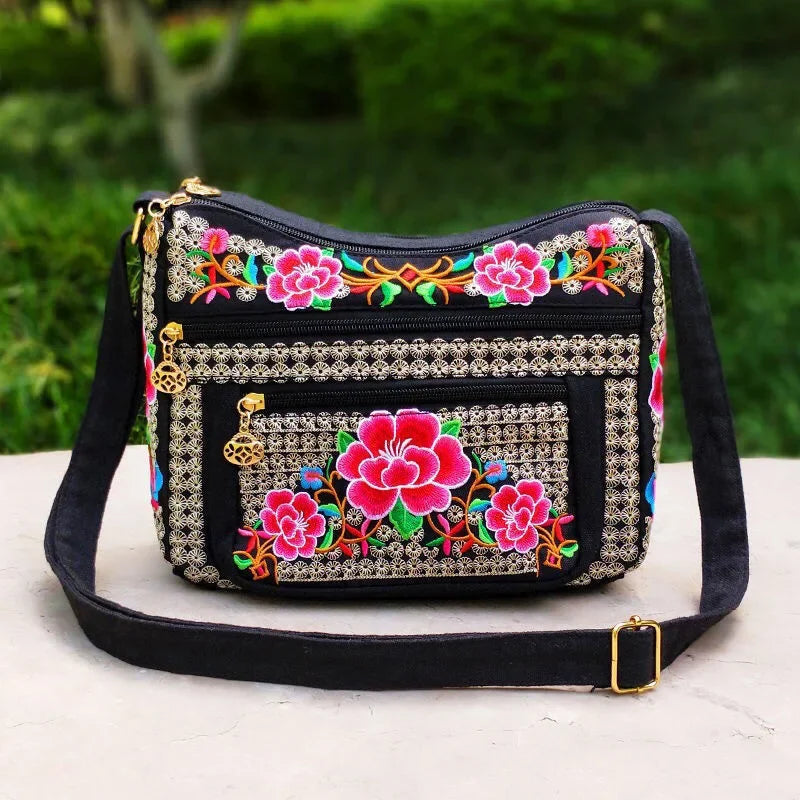 Yunnan Ethnic Embroidered Crossbody Shoulder Bag for Women Embroidered Crossbody Bag Richie's style4