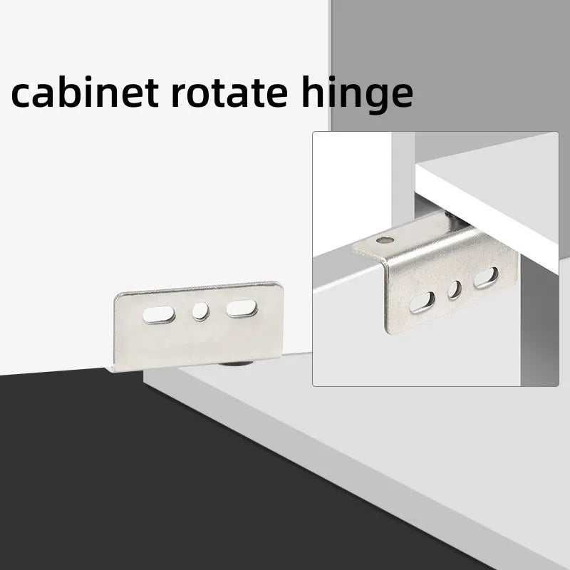 Iron Right Angle Pivot Hinge Set for Cabinet & Wood Doors Cabinet Pivot Hinge Richie's