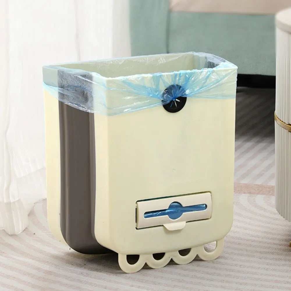 Foldable Hanging Trash Can – Collapsible Wall Mount Waste Bin Hanging Trash Can Richie's