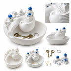 Conch Shell Catchall Bowl Spiral Divider Desktop Organizer Tray Decorative Organizer Tray Richie's