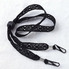 Elastic Hat Retainer Windproof Chin Strap & Adjustable Hat Cord Hat Chin Strap Richie's black 1PCS