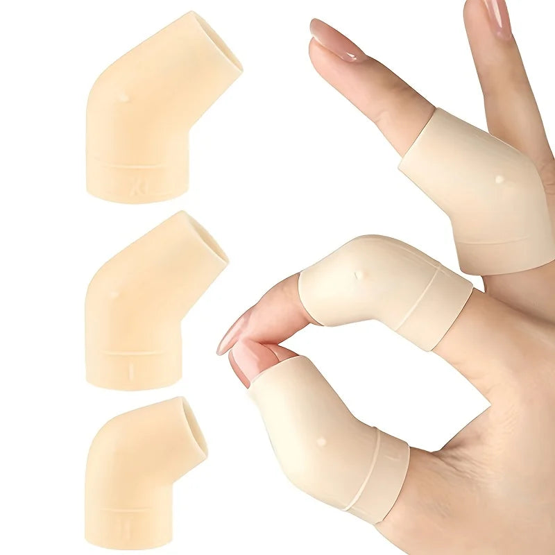 3-Pack Silicone Finger Protectors for Massage & Foot Care Silicone Finger Covers Richie's