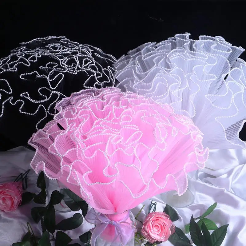 Pearl Wave Gauze Flower Wrapping Mesh 28cm x 4 Yards Floral Wrapping Mesh Richie's