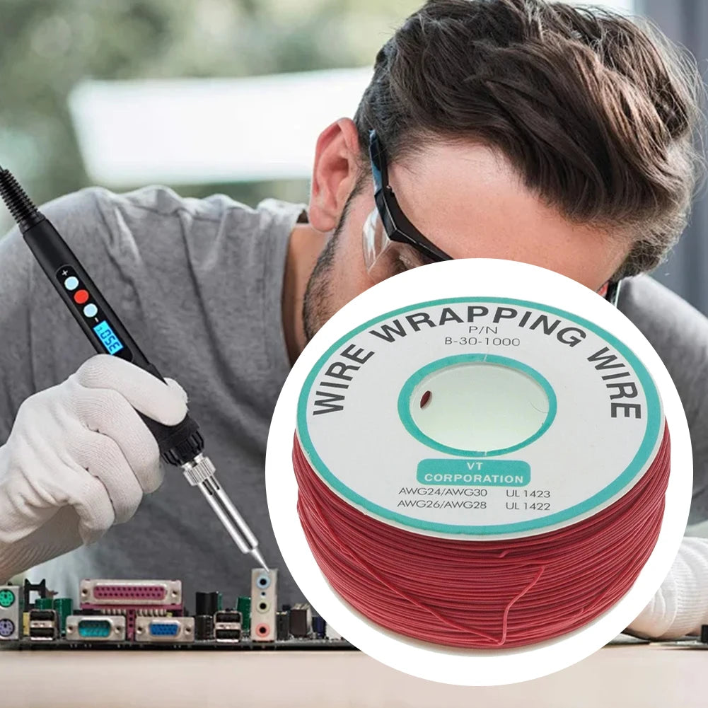 250M 30AWG Tinned Copper PCB Jumper Wire Single Core PCB Jumper Wire Richie's