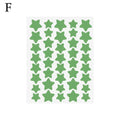 40pcs Star-Shaped Hydrocolloid Pimple Patches – Colorful Cover Pimple Patches Richie's green 40pcs