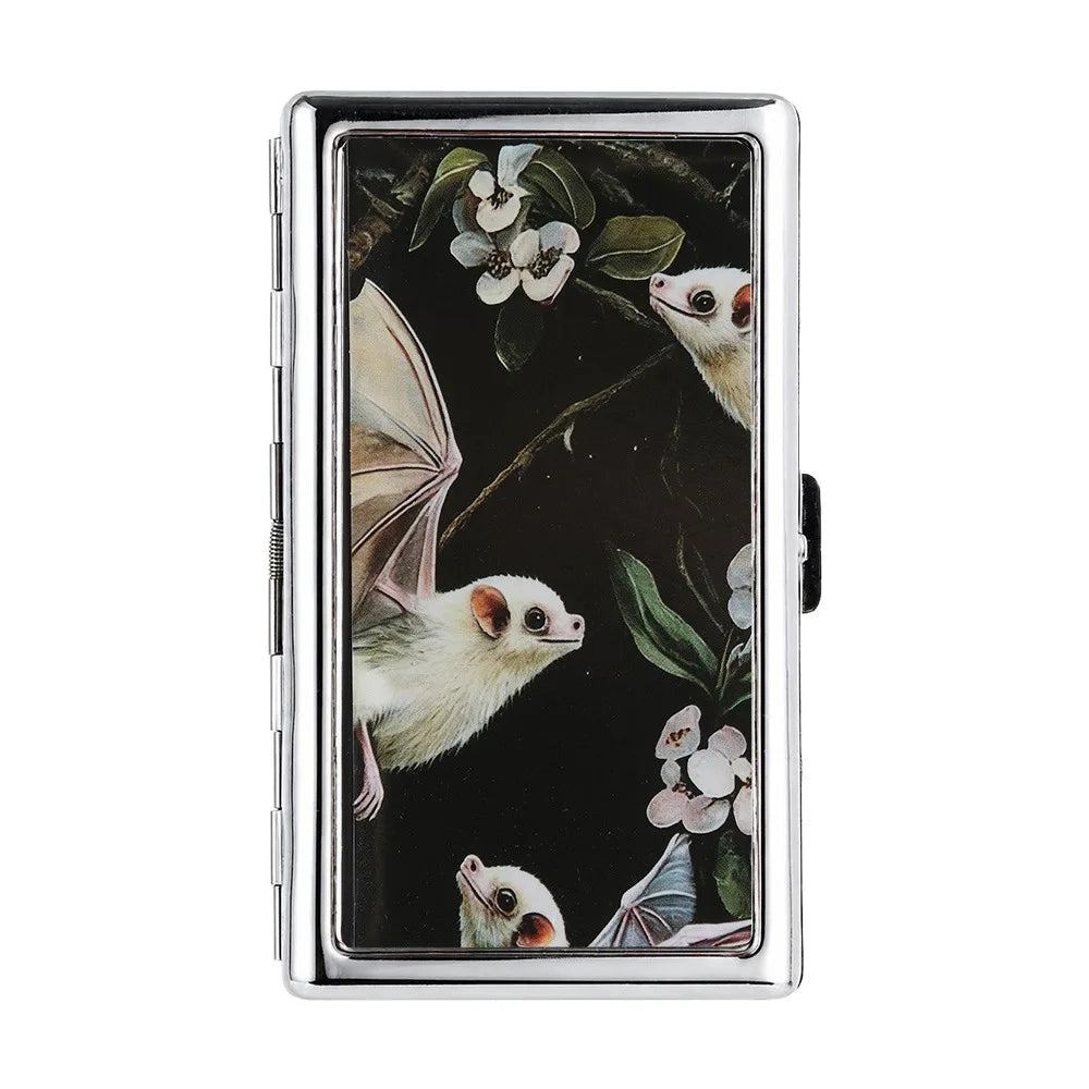 Vintage Metal Business Card Case – Snap Closure Multi-Function Metal Card Case Richie's F