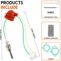 9PCS Glow Plug Repair Kit 12V 2-8KW Parking Diesel Heater Diesel Heater Repair Kit Richie's silver 1 set