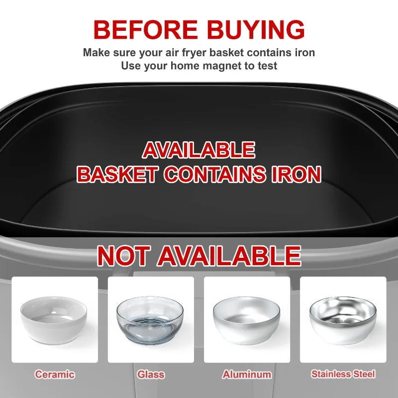 Air Fryer Silicone Magnetic Buckles 6pcs – Heat-Resistant Air Fryer Accessory Richie's