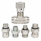 5-Pack G3/8 Hydraulic Flow Control Valve L08 Alloy Steel Bidirectional Hydraulic Control Valve Richie's