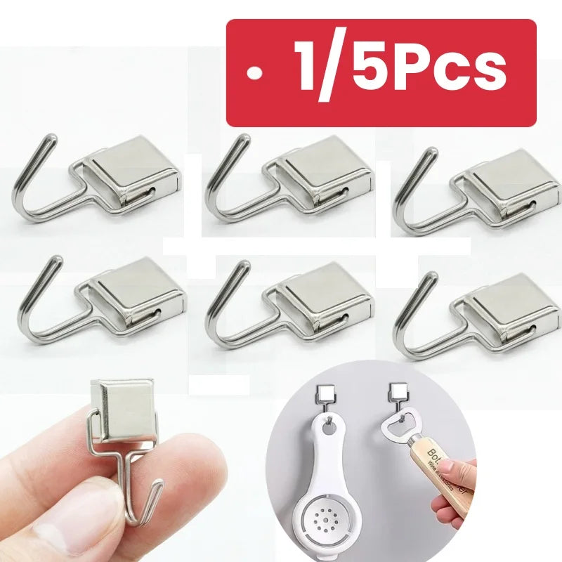 Strong Magnetic Hooks – Multi-Purpose Home & Kitchen Organizer Magnetic Storage Hooks Richie's