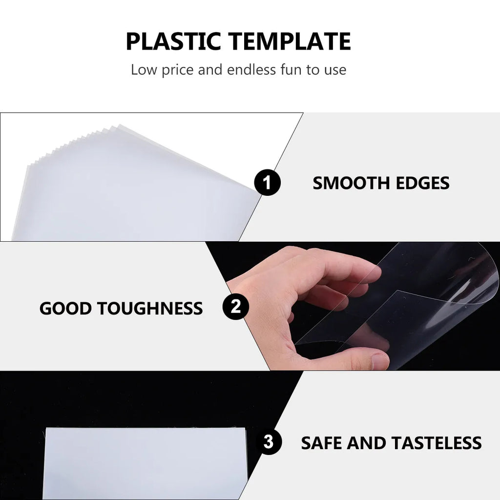 20Pcs Reusable Transparent Ironing Paper Templates for Bead Crafts Craft Ironing Templates Richie's