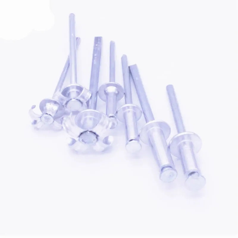 50pcs Aluminum Pop Rivets M3.2 M4 M5 Self-Plugging Cap Screws Aluminum Pop Rivets Richie's