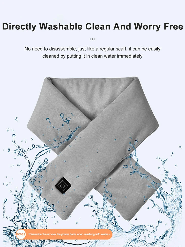 USB Electric Heated Scarf – Thermal Neck Wrap for Outdoor Use Electric Heated Scarf Richie's