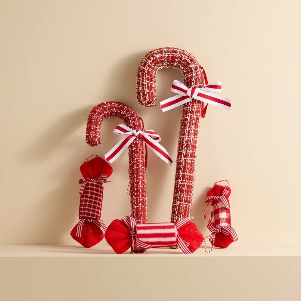 Candy Cane Christmas Ornaments – Striped Xmas Tree Pendants Christmas Ornaments Richie's
