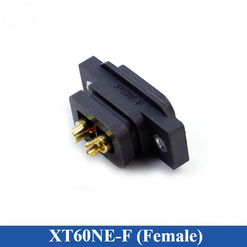 XT60 High Current Connector Plug – RC Aircraft & LiPo Battery RC Battery Connector Richie's XT60NE-F black